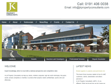 Tablet Screenshot of jkpropertyconsultants.com